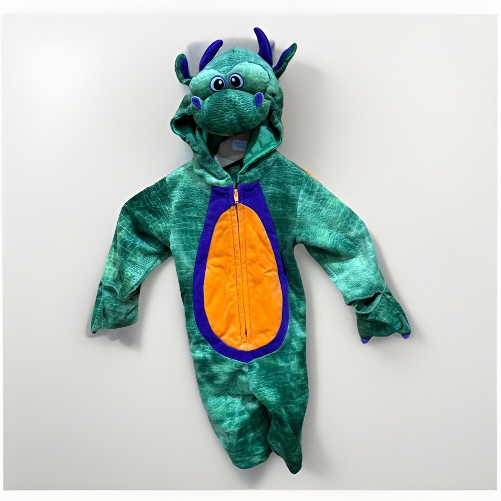Dragon Halloween Costume Baby /Child SZ 12M Green Plush Toys R Us Koala Kids